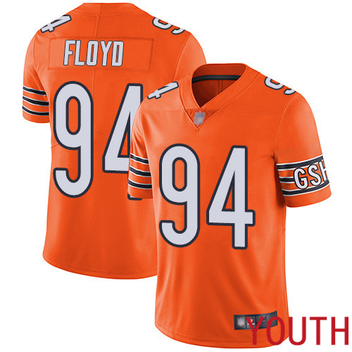 Chicago Bears Limited Orange Youth Leonard Floyd Alternate Jersey NFL Football 94 Vapor Untouchable